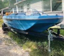 Water Ready 1976 17-foot Arrow  Water Ready 1976 17-foot Arrow Tri-hull Interior needs work; brand new re-built Volvo 4-cylinder outdrive motor & new battery. Trailer in excellent condition, brand new jack & tires. $900/OBO 818-740-1349